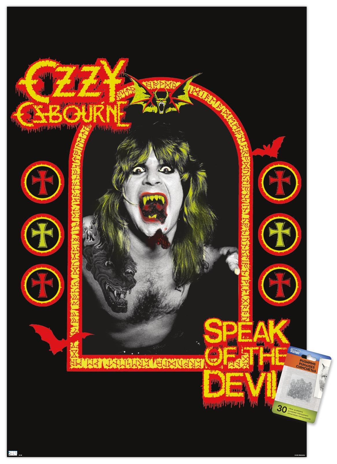 Amazon.com: Trends International Ozzy Osbourne - Speak Of The